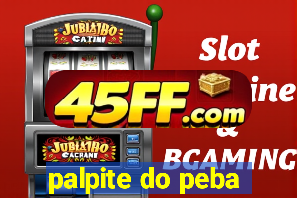 palpite do peba